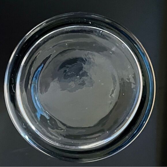 Kronos Silver Ombre Drip Band MCM Double Old Fashion Whiskey Glass Barware NWT - Picture 3 of 5